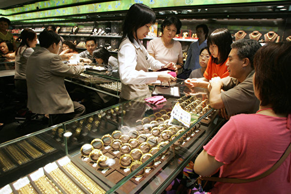 國內金價大跌 杭州金店卻連續五天零成交