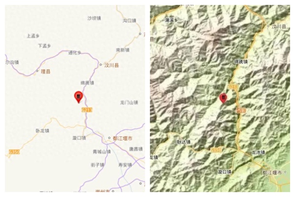 四川汶川縣發生3.1級地震 震源深度10千米