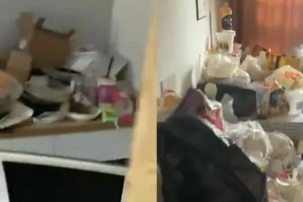 呼和浩特一女孩租房半年 房東清理出7車垃圾