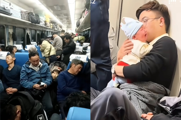 一夜回到30年前 綠皮火車成返鄉路上香餑餑