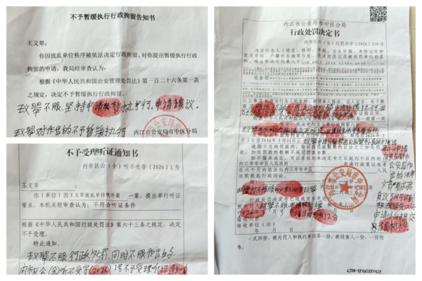 中共兩會期間 四川王義翠在京治病遭非法拘留