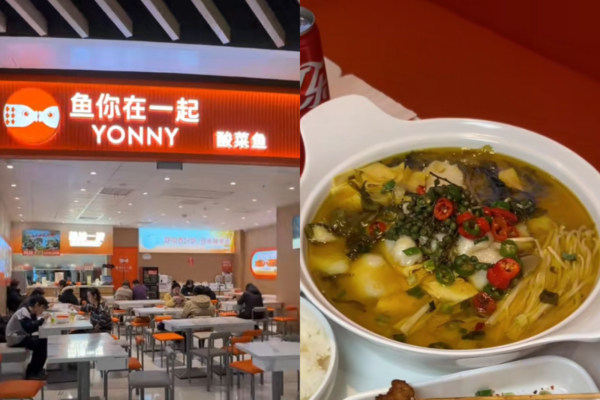 知名酸菜魚品牌魚盆被曝「內增高」 遭網民轟