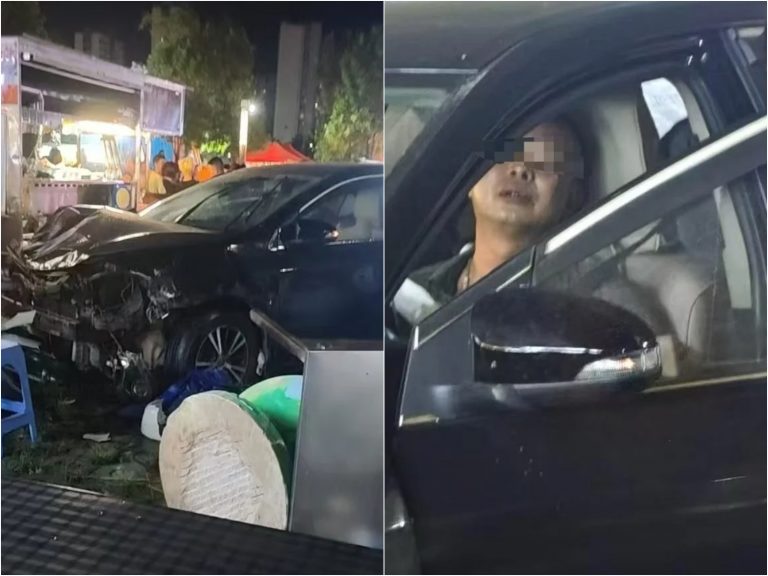 江西男子酒後駕車衝進夜市 至少7人受傷